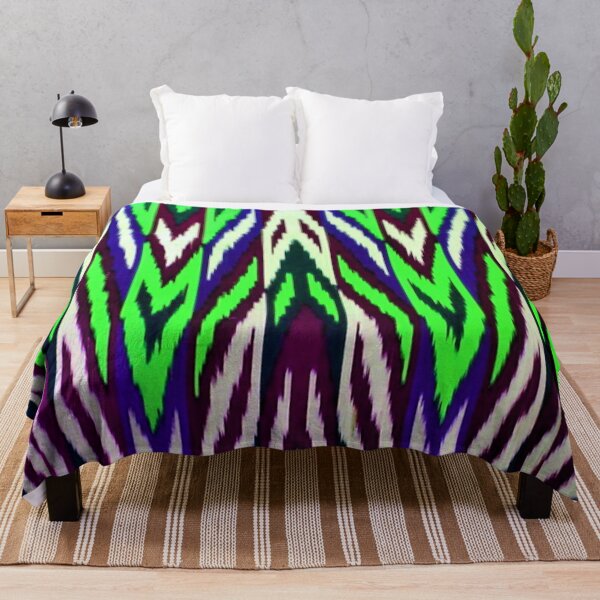 Item preview, The beams Uzbek ikat classical called atlas pattern designed and sold by LeFabriqueOuz.