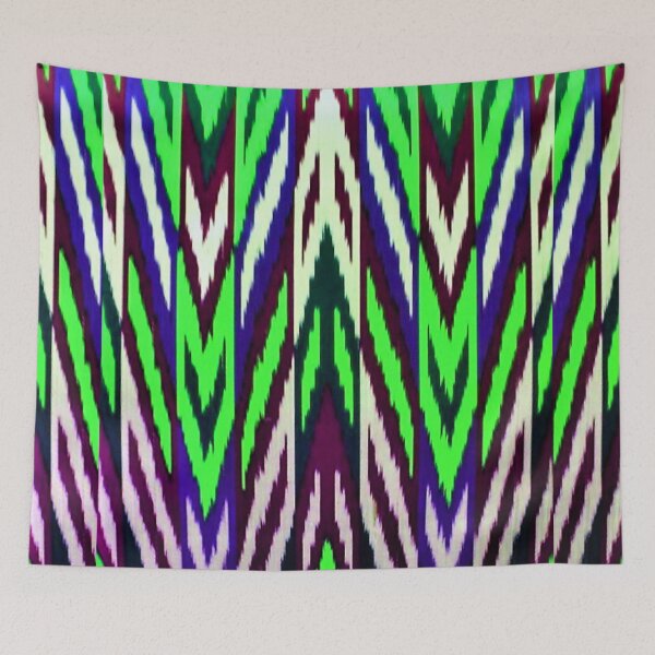 Item preview, The beams Uzbek ikat classical called atlas pattern designed and sold by LeFabriqueOuz.