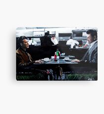 Heat Coffee Shop Metal Print
