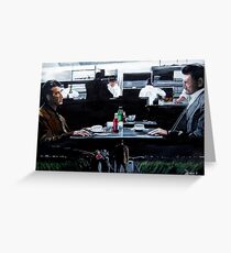 Heat Coffee Shop Greeting Card
