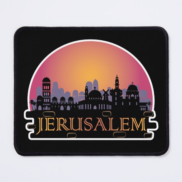Item preview, Jerusalem Skyline Israel Travel designed and sold by TheInkElephant.