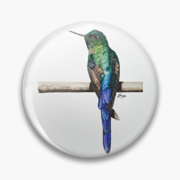 Item preview, Little multicolored hummingbird | bird lover designed and sold by NathBros.