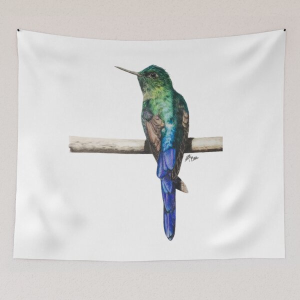 Item preview, Little multicolored hummingbird | bird lover designed and sold by NathBros.