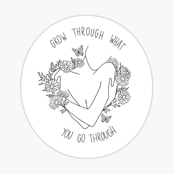Uncolored - Growth Sticker