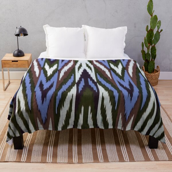 Item preview, The beams Uzbek ikat classical called atlas pattern designed and sold by LeFabriqueOuz.