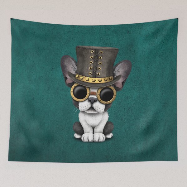Item preview, Steampunk French Bulldog Puppy  designed and sold by JeffBartels.