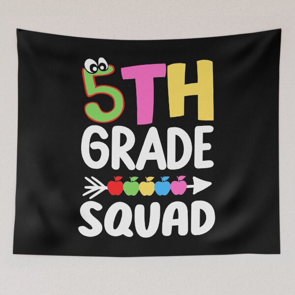 Item preview, 5th Grade Squad Fifth Grade Teacher Student Team, Fifth Grade Squad teacher student team back designed and sold by Sasikharn.