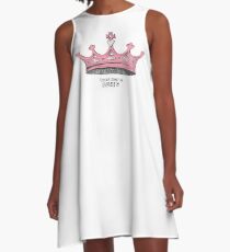 Procrastination Queen A-Line Dress