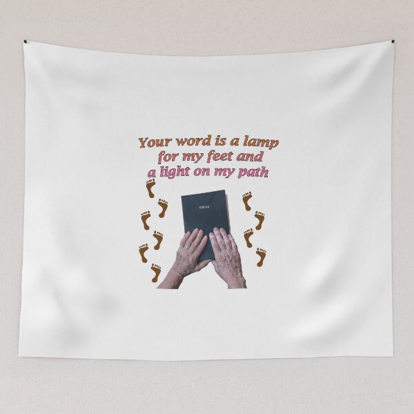 Item preview, Your word is a lamp for my feet designed and sold by ILA-DODO.