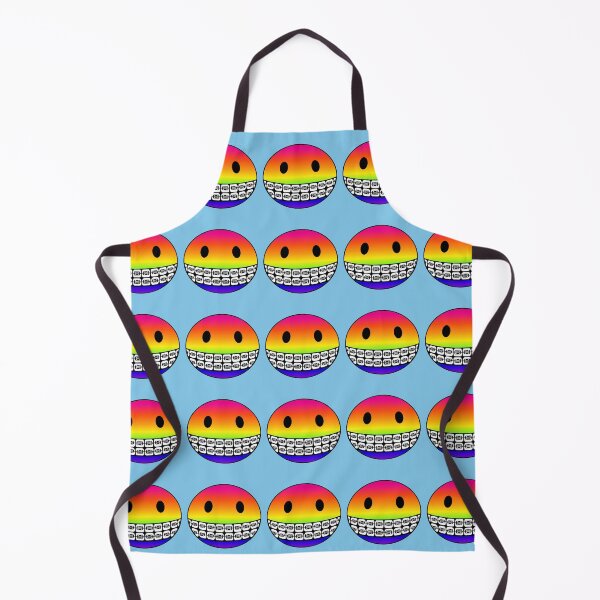 Item preview, Rainbow Smiley Face with Braces designed and sold by RawSunArt.