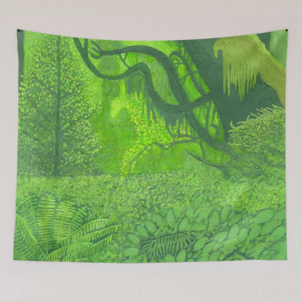 Item preview, Forest Jungle Green Summer designed and sold by MitaDreamDesign.