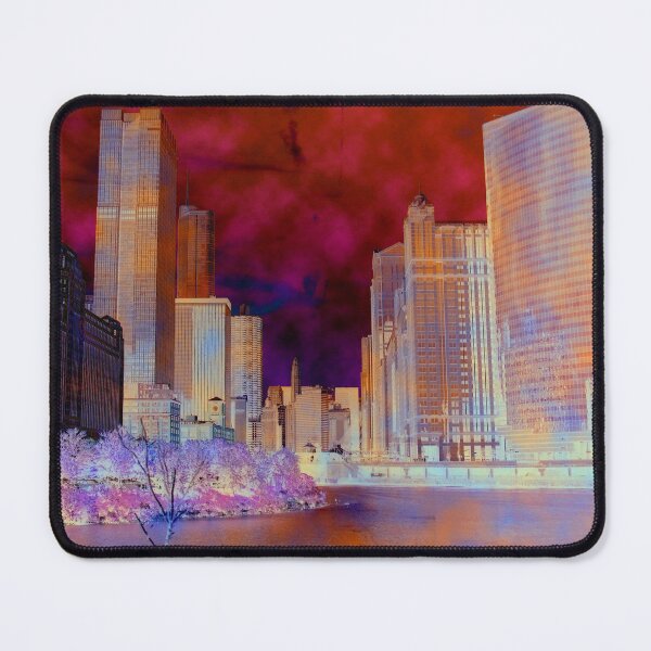 Item preview, Along Chicago River Sun Times Merchandise Mart designed and sold by BGGretchen.