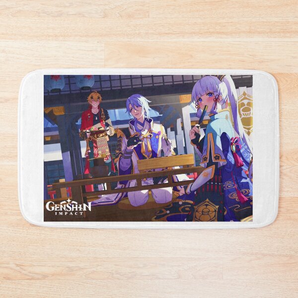 Item preview, Kamisato Ayato, Kamisato Ayaka and Thoma - Genshin impact designed and sold by Omagatoki.