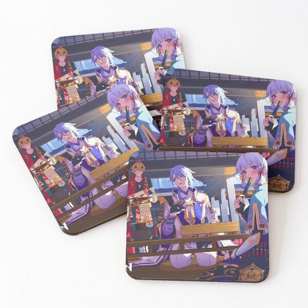 Item preview, Kamisato Ayato, Kamisato Ayaka and Thoma - Genshin impact designed and sold by Omagatoki.