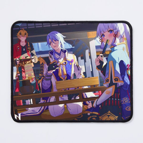 Item preview, Kamisato Ayato, Kamisato Ayaka and Thoma - Genshin impact designed and sold by Omagatoki.