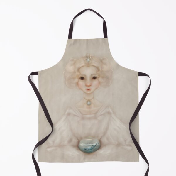Item preview, Young Fairy Blue Whale in Fishbowl Witch Ocean Crown designed and sold by Monica Laipple.