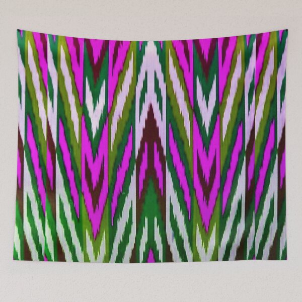 Item preview, The beams Uzbek ikat classical called atlas pattern designed and sold by LeFabriqueOuz.