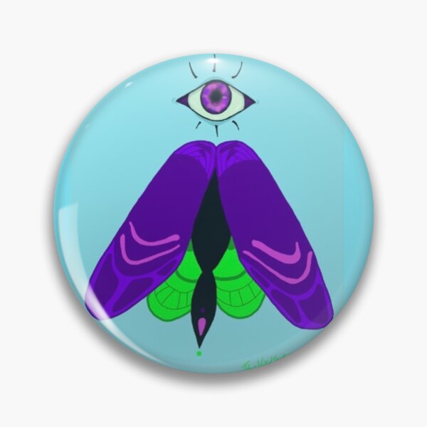 Item preview, One eye moth cartoon designed and sold by AlterVoid.