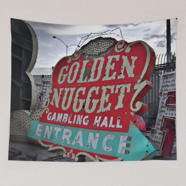 Item preview, Las Vegas Golden Nugget Gambling Hall Neon Sign designed and sold by RyanCaudell.