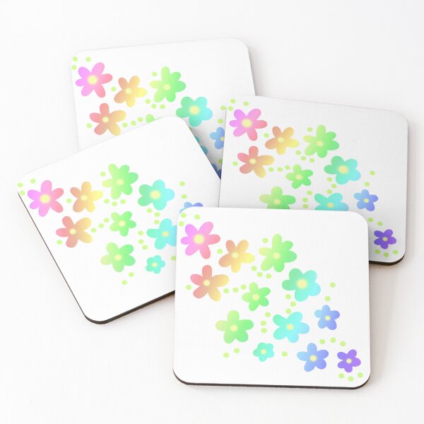 Item preview, Whimsical Rainbow Flowers designed and sold by Whoopsidoodle.