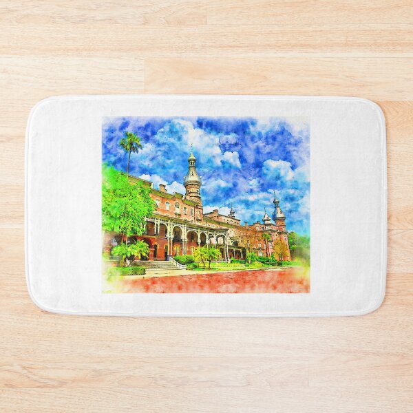 Item preview, Henry B. Plant Museum in Tampa, Florida - pen and watercolor designed and sold by NickoPrints.
