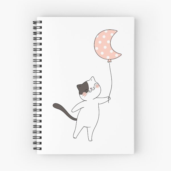 Item preview, Cute cat with a moon  designed and sold by RedTomasB.