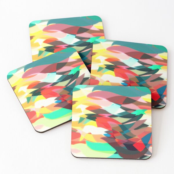 Item preview, Abstract multicolor geometric triangles designed and sold by cutecrazytshirt.