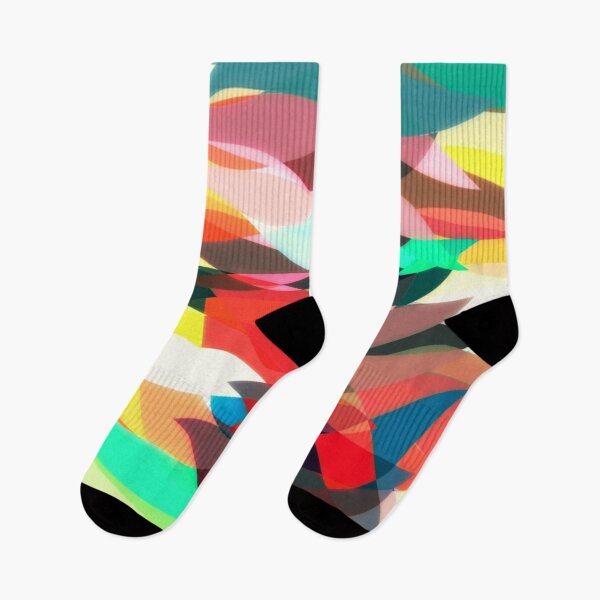 Item preview, Abstract multicolor geometric triangles designed and sold by cutecrazytshirt.