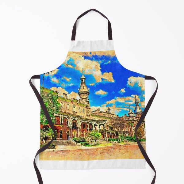 Item preview, Henry B. Plant Museum in Tampa, Florida - digital painting with vintage look designed and sold by NickoPrints.