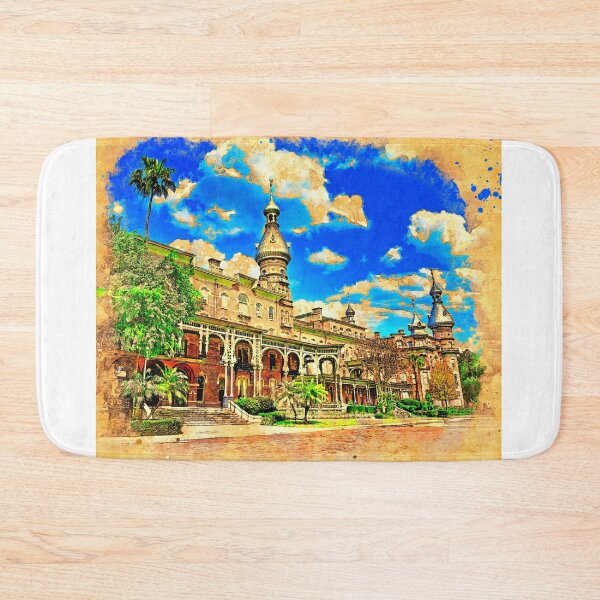 Item preview, Henry B. Plant Museum in Tampa, Florida - digital painting with vintage look designed and sold by NickoPrints.