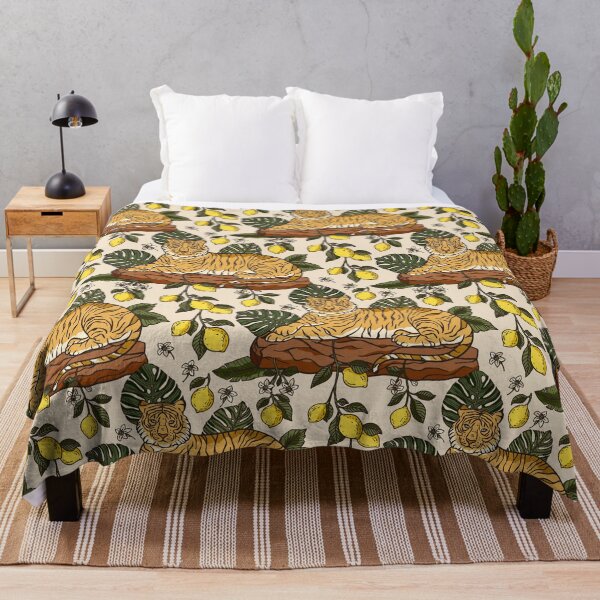 Item preview, Jungle Tiger on Lemon Tree - 2022 Year of the Tiger designed and sold by Trinket-Trickster.