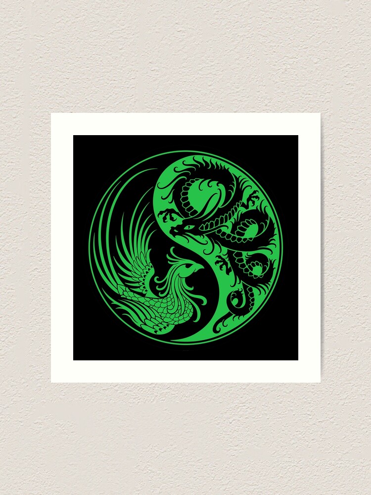 Yin Yang Avec Dragon Et Tigre Illustration de Vecteur - Illustration du équilibre, bête: 51118562