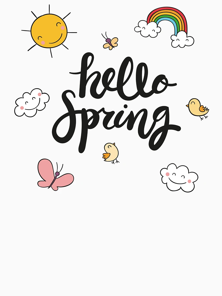 Thumbnail 6 of 6, Pullover Hoodie, Hello Spring designed and sold by ReydaDesign.