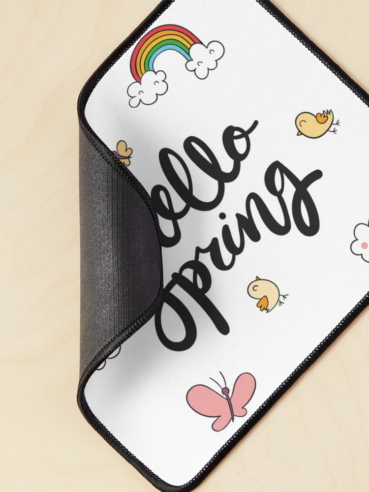 Thumbnail 2 of 5, Mouse Pad, Hello Spring designed and sold by ReydaDesign.