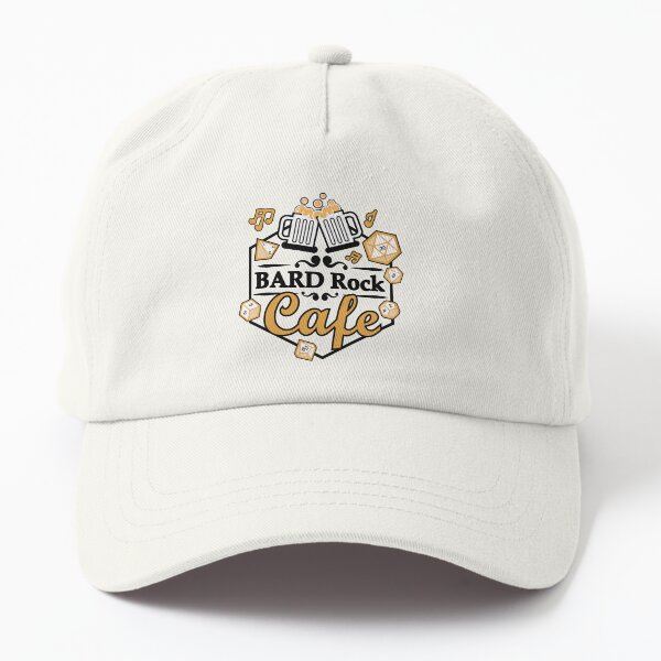 Bard Rock Cafe Jazzy Logo (Outlined) Dad Hat
