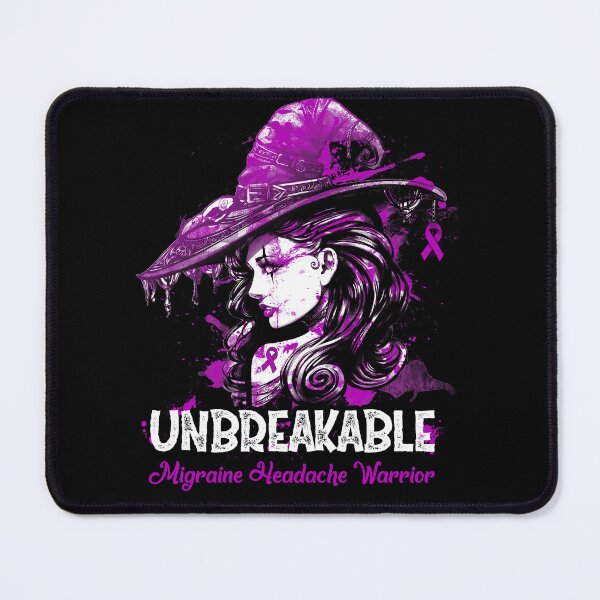 Item preview, Halloween Migraine Headache Warrior Unbreakable designed and sold by tenjun16.