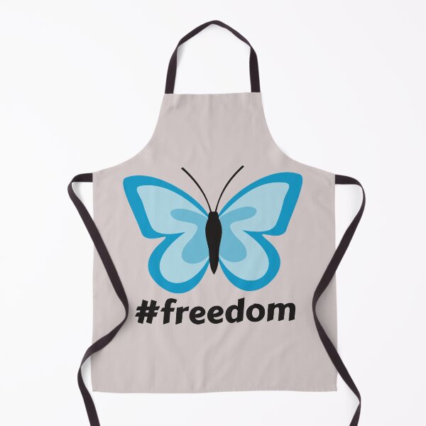 Item preview, The Butterfly in Blue Shades #freedom designed and sold by BirdAtWork.