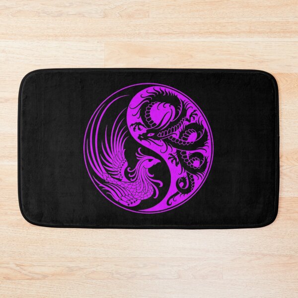 Item preview, Purple and Black Dragon Phoenix Yin Yang designed and sold by JeffBartels.