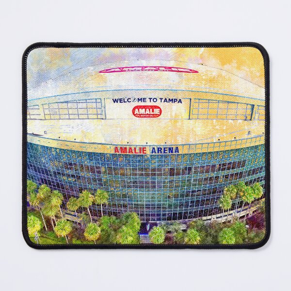 Item preview, Amalie Arena in Tampa, Florida - digital painting designed and sold by NickoPrints.
