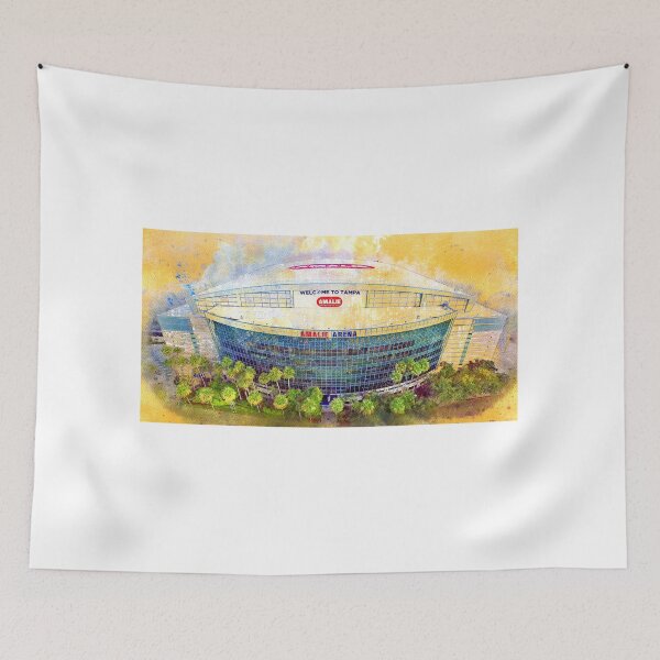 Item preview, Amalie Arena in Tampa, Florida - digital painting designed and sold by NickoPrints.