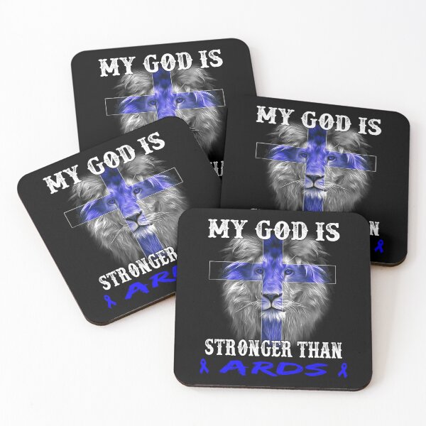Item preview, Lion My God Is Stronger Than ARDS  Support ARDS  Warrior designed and sold by Hatjar.