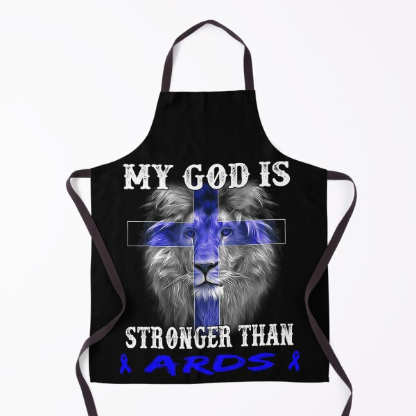 Item preview, Lion My God Is Stronger Than ARDS Support ARDS Warrior designed and sold by Hatjar.