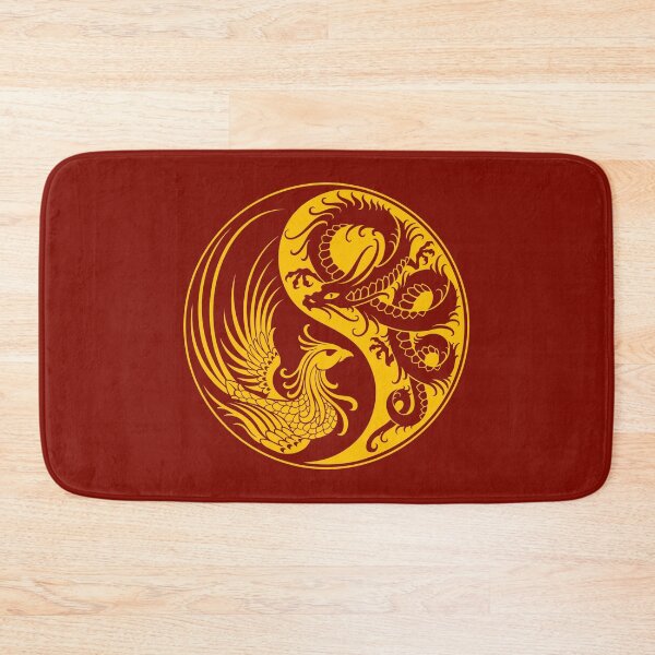 Item preview, Yellow and Red Dragon Phoenix Yin Yang designed and sold by JeffBartels.