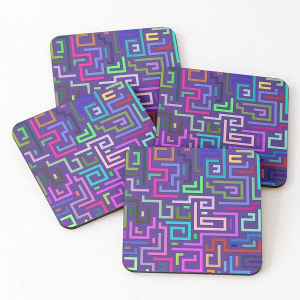 Item preview, Abstract background - colourful lines designed and sold by Julia Rudens.