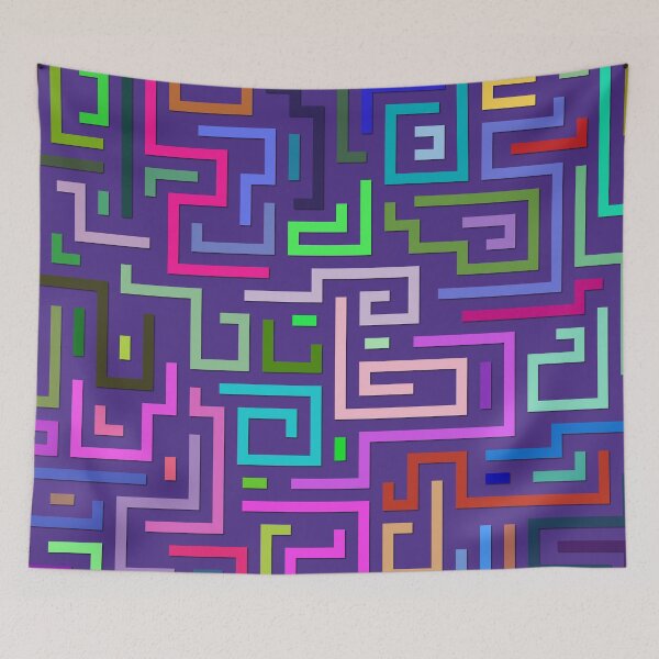 Item preview, Abstract background - colourful lines designed and sold by Julia Rudens.