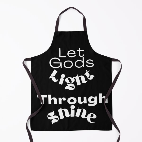 Item preview, Let Gods Light Shine Through he is brighter than you , positive quote ,black and white illustration. designed and sold by Coolclassy.