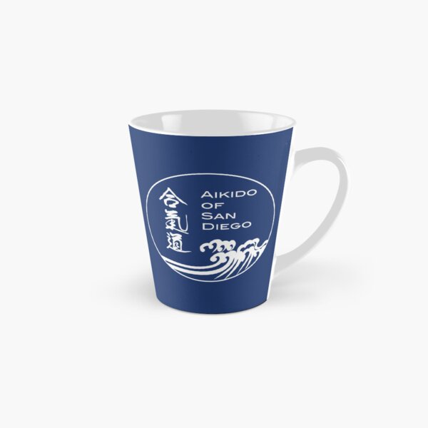 Dark Blue Mugs with White Logos Tall Mug