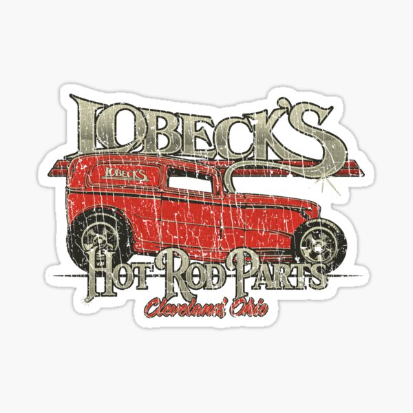 Autocollant Rétro Ed Roth – Style Old School, Hot Rod, Course US – Décoration Voiture, Atelier, Casier