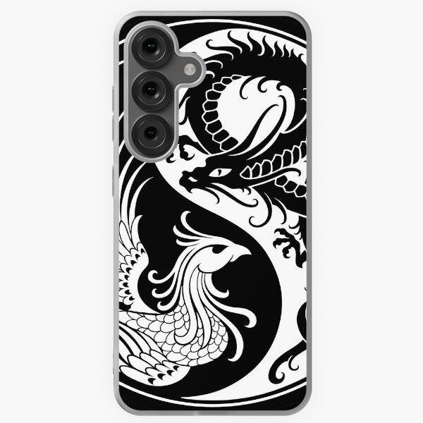 Item preview, White and Black Dragon Phoenix Yin Yang designed and sold by JeffBartels.