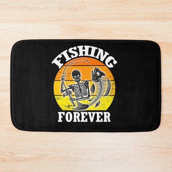 Item preview, Fishing Forever Funny Skelton Slogan designed and sold by Mrspink16.